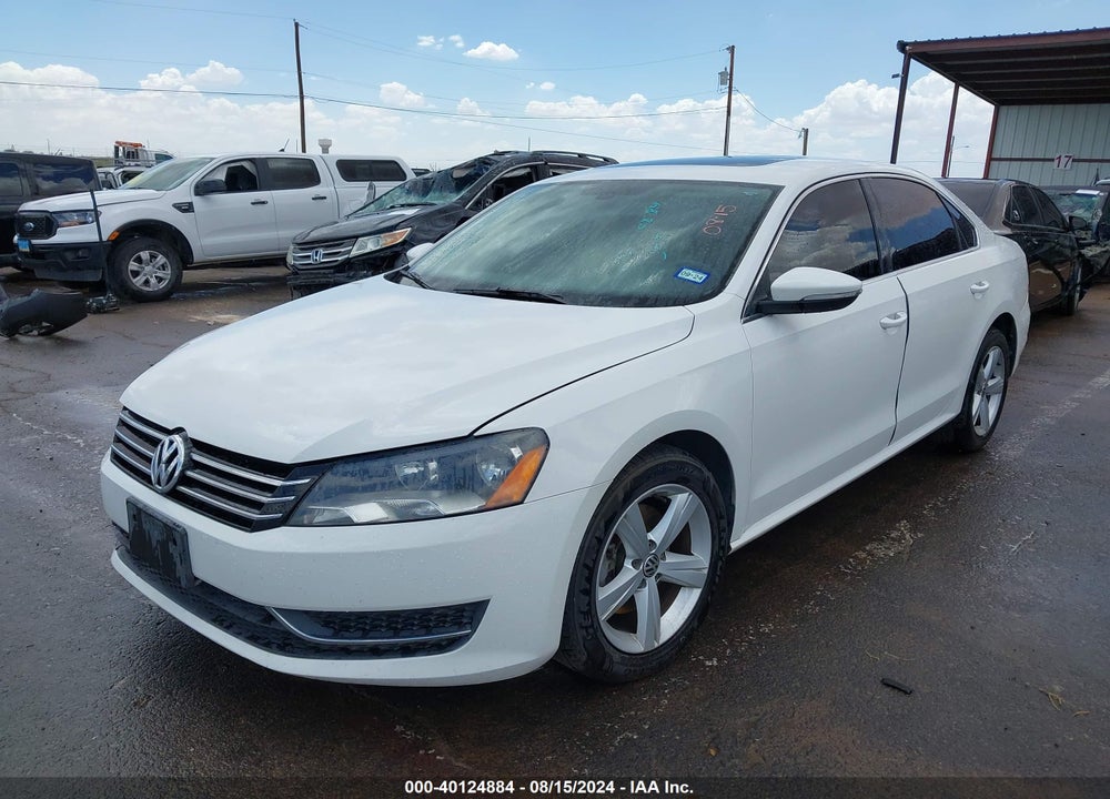2012 VOLKSWAGEN PASSAT 2.5L SE VIN: 1VWBP7A38CC106525