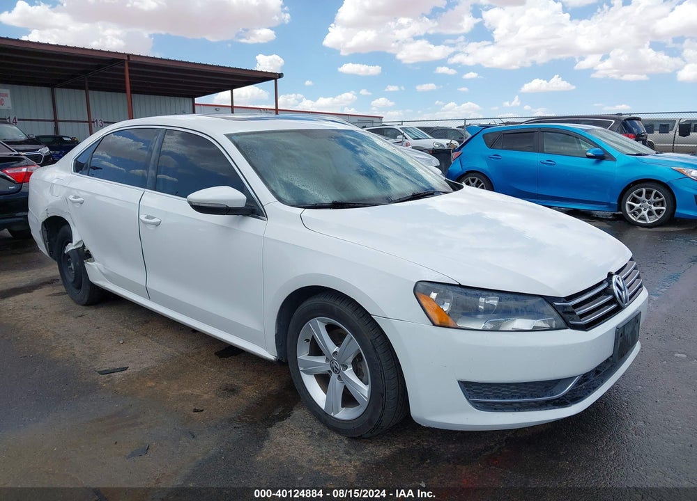 2012 VOLKSWAGEN PASSAT 2.5L SE VIN: 1VWBP7A38CC106525
