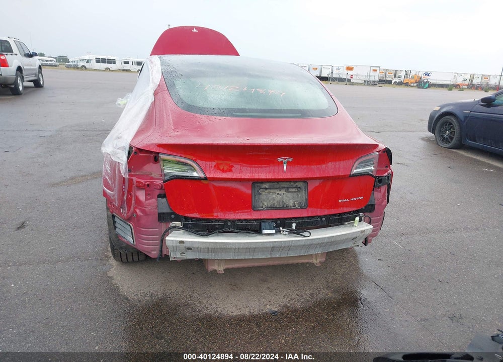 2020 TESLA MODEL 3 LONG RANGE DUAL MOTOR ALL-WHEEL DRIVE VIN: 5YJ3E1EB9LF497151
