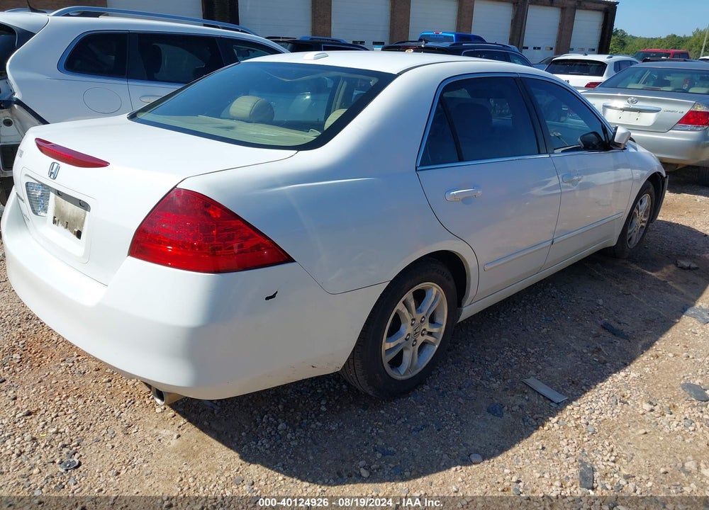 2007 HONDA ACCORD 2.4 EX VIN: 1HGCM56867A097495