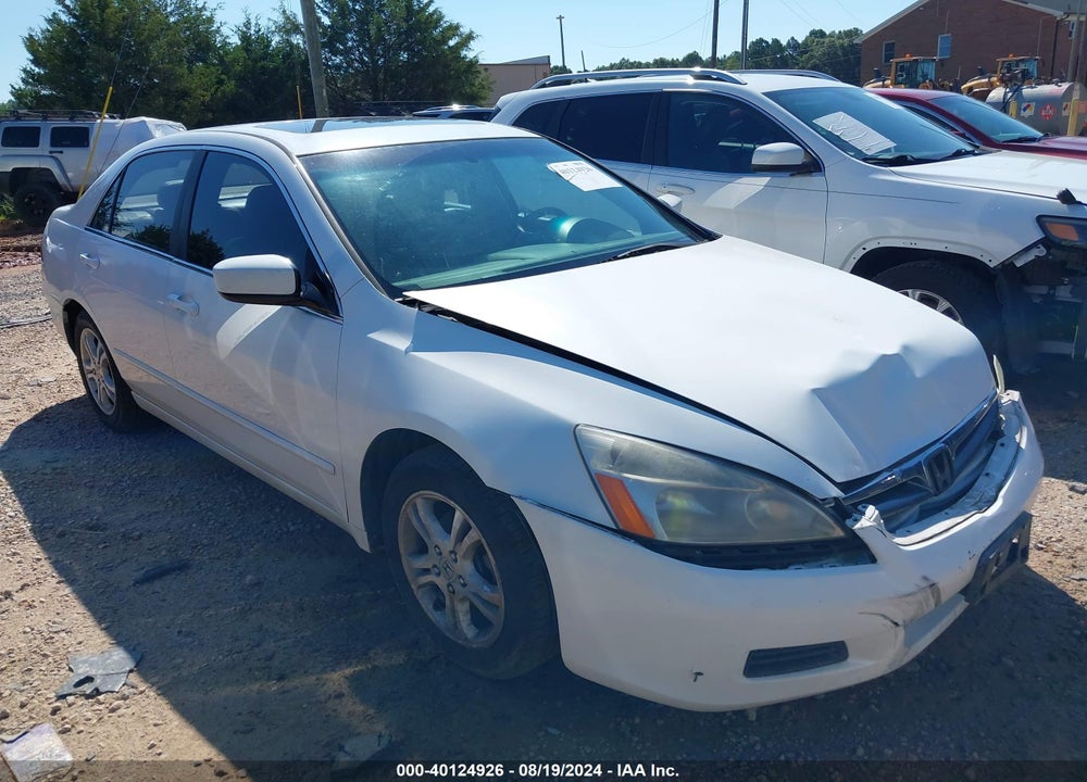 2007 HONDA ACCORD 2.4 EX VIN: 1HGCM56867A097495