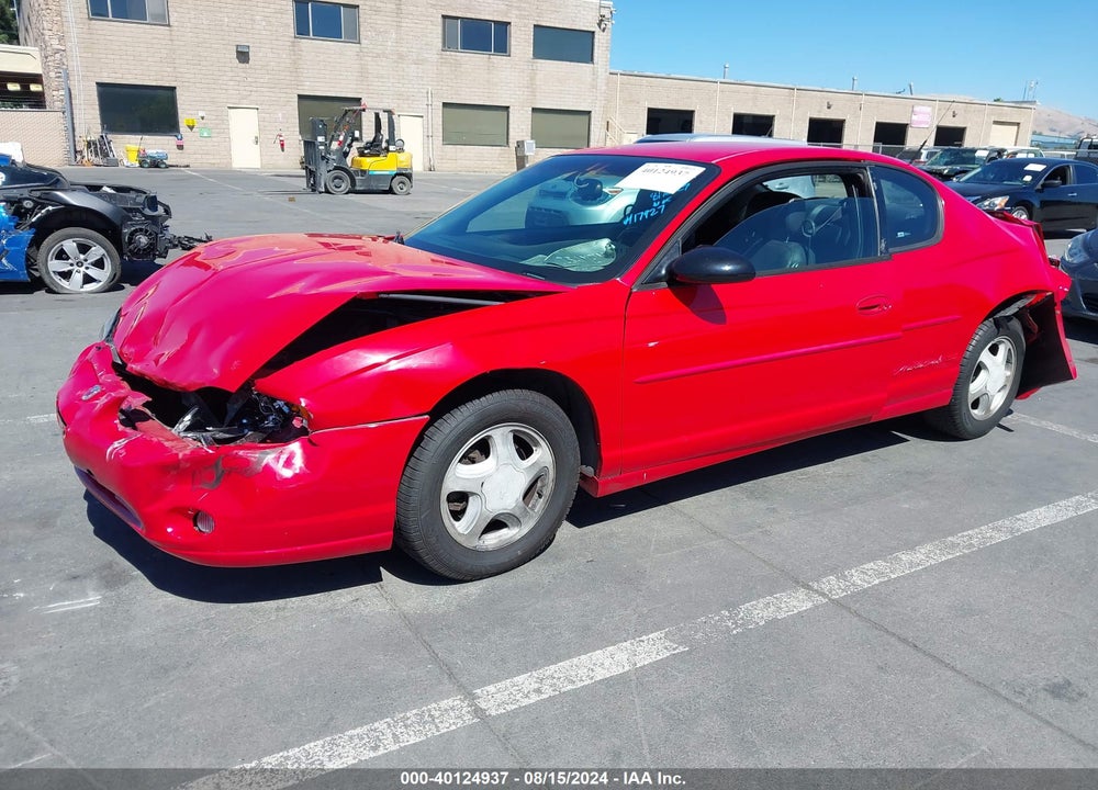 2002 CHEVROLET MONTE CARLO SS VIN: 2G1WX15K229217427