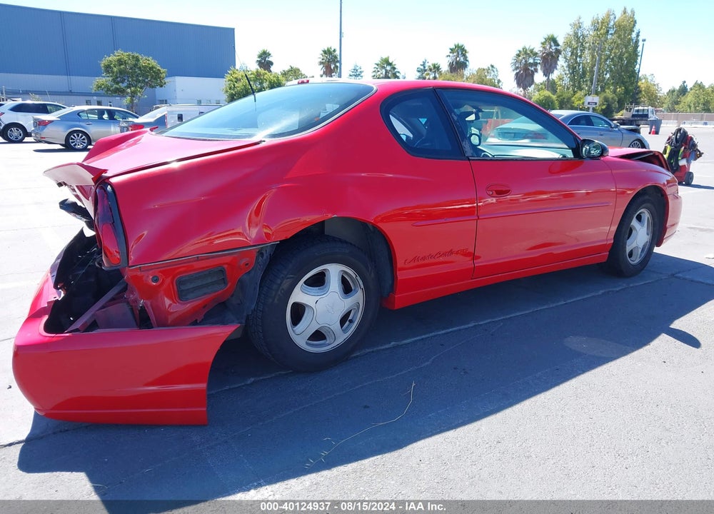 2002 CHEVROLET MONTE CARLO SS VIN: 2G1WX15K229217427