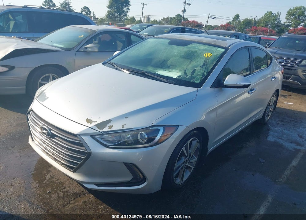 2017 HYUNDAI ELANTRA LIMITED VIN: 5NPD84LFXHH178160
