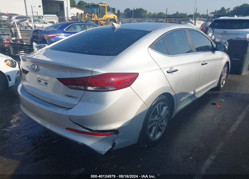 2017 HYUNDAI ELANTRA LIMITED VIN: 5NPD84LFXHH178160
