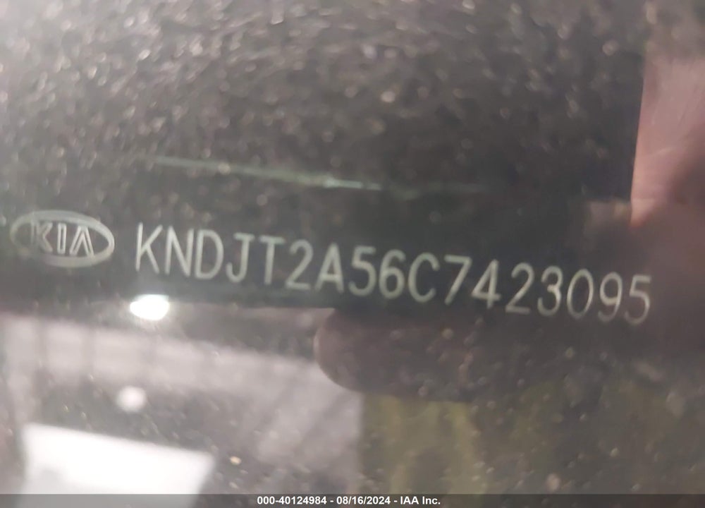 2012 KIA SOUL VIN: KNDJT2A56C7423095