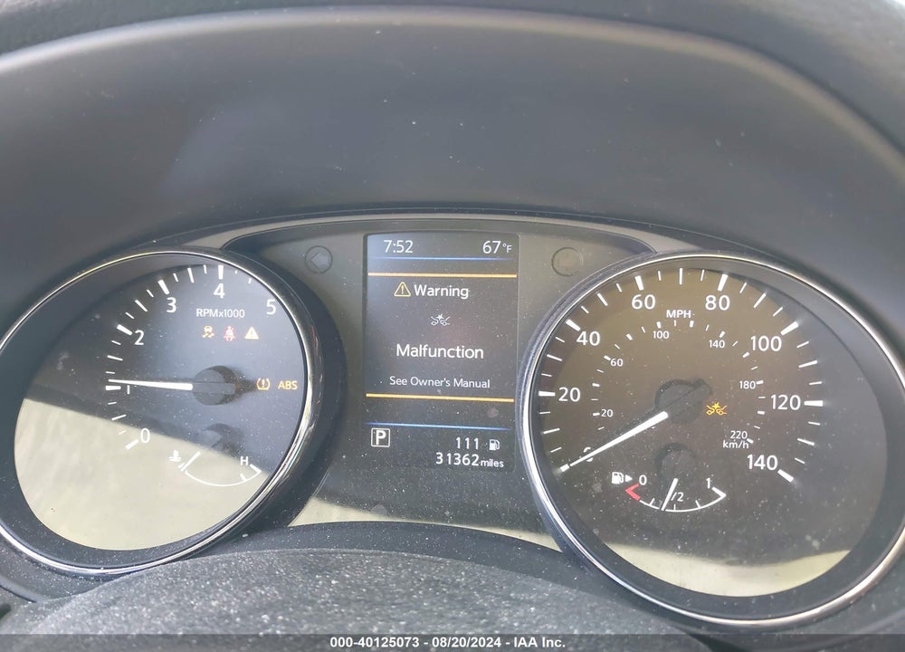 2020 NISSAN ROGUE S INTELLIGENT AWD VIN: 5N1AT2MV9LC800727