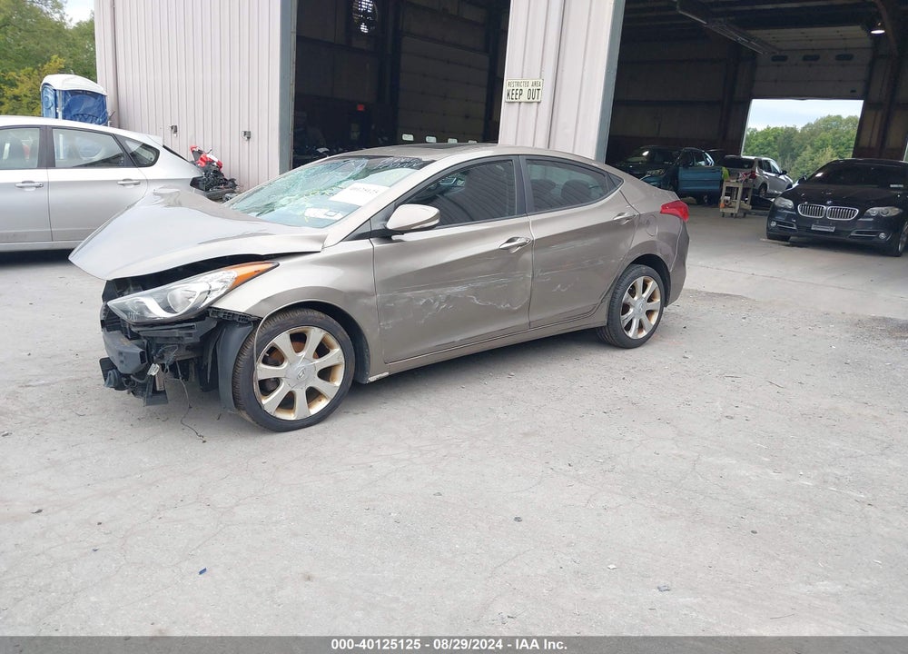 2013 HYUNDAI ELANTRA LIMITED VIN: 5NPDH4AE8DH429214