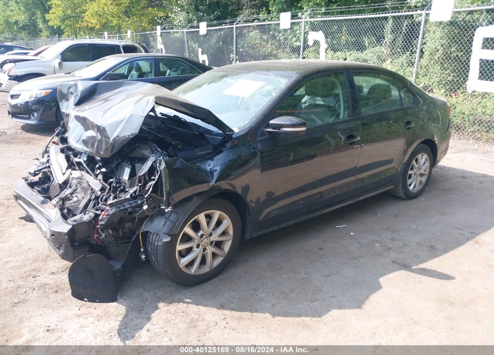 2012 VOLKSWAGEN JETTA 2.5L SE VIN: 3VWDP7AJ7CM349054