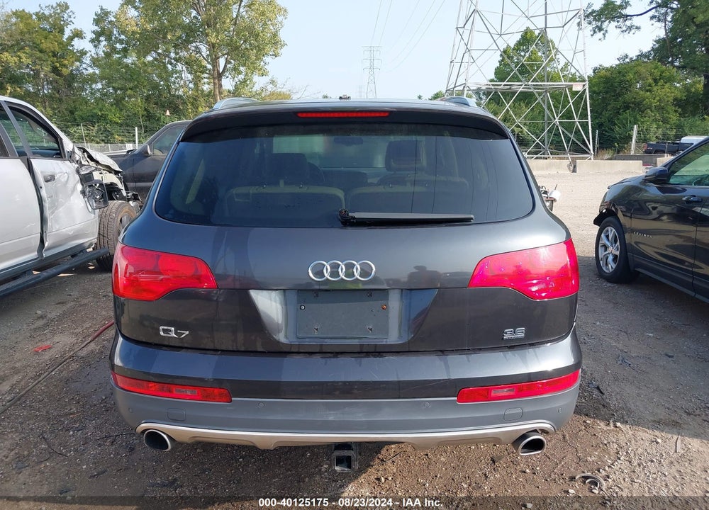 2007 AUDI Q7 3.6 PREMIUM VIN: WA1BY74L67D070386