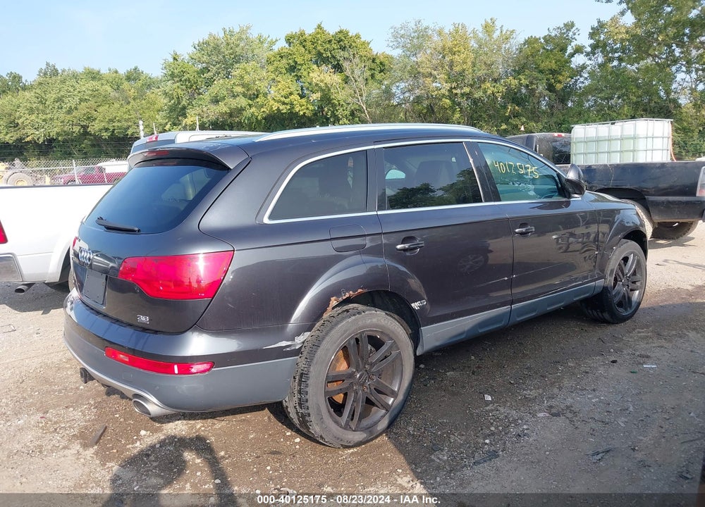 2007 AUDI Q7 3.6 PREMIUM VIN: WA1BY74L67D070386
