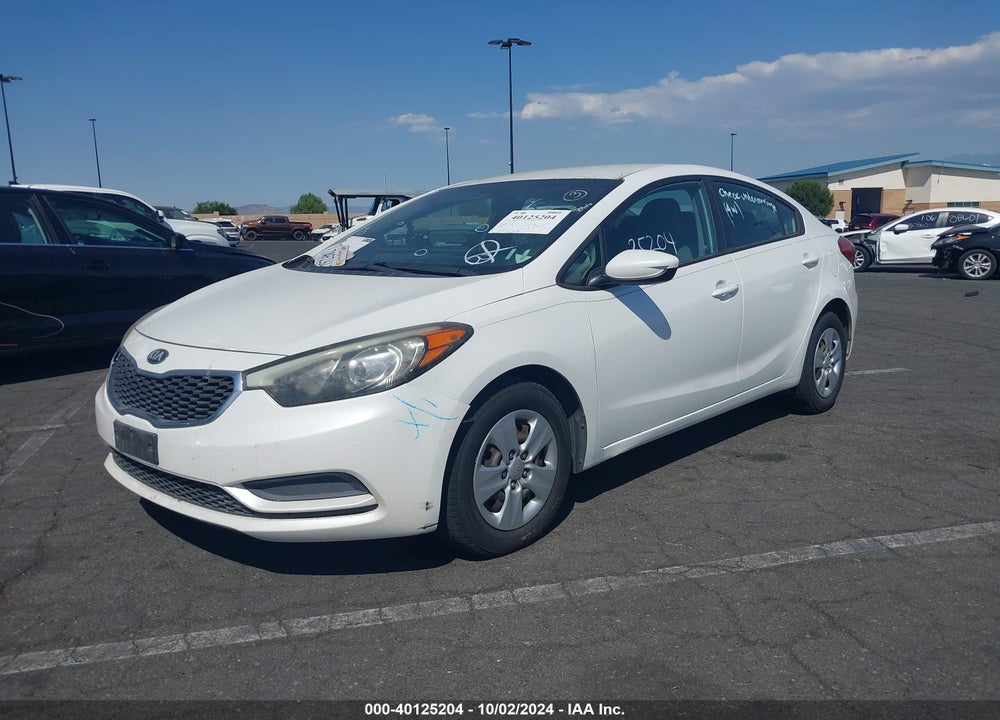 2014 KIA FORTE LX VIN: KNAFK4A65E5057316