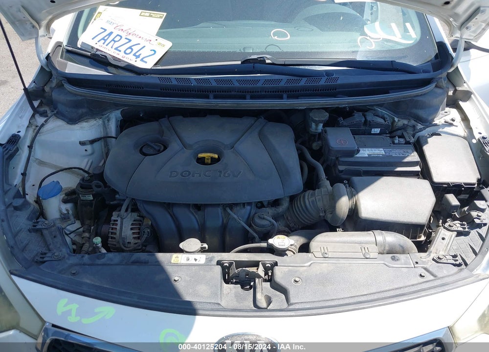 2014 KIA FORTE LX VIN: KNAFK4A65E5057316