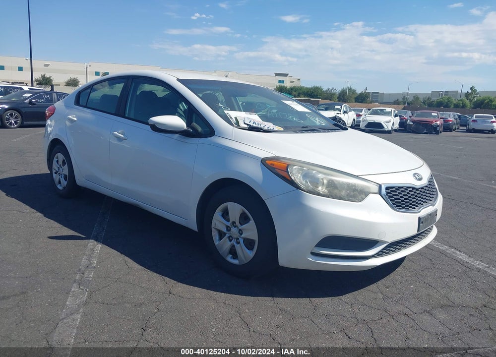 2014 KIA FORTE LX VIN: KNAFK4A65E5057316