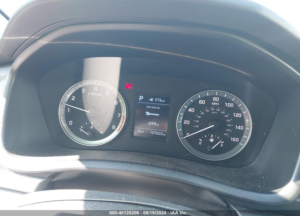 2019 HYUNDAI SONATA SE VIN: 5NPE24AF1KH802993