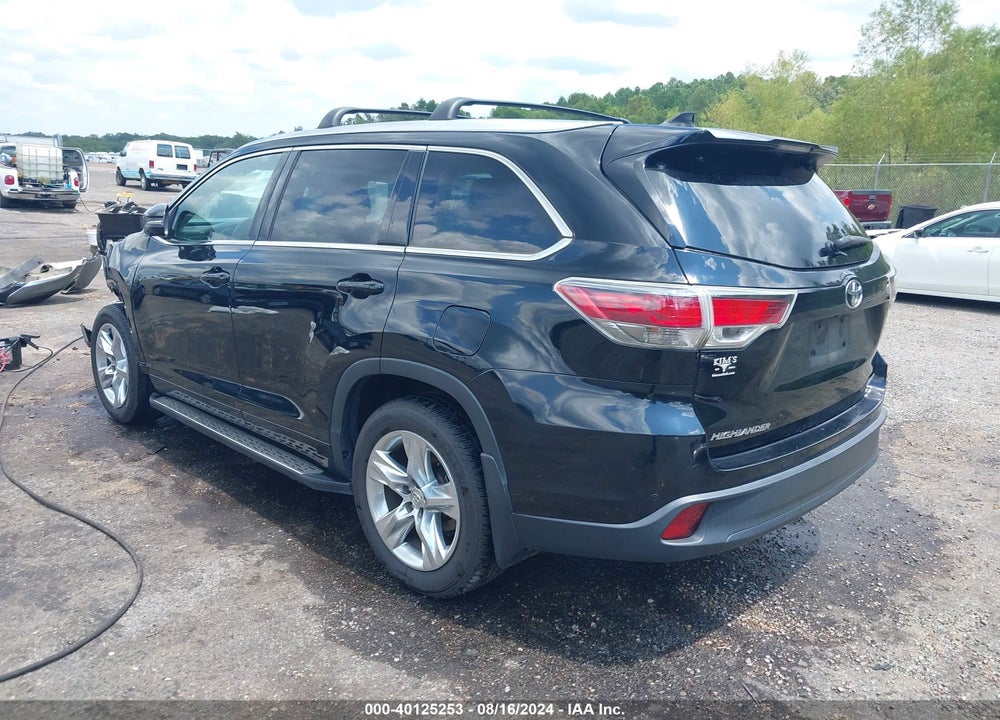 2015 TOYOTA HIGHLANDER LIMITED V6 VIN: 5TDYKRFH7FS049717