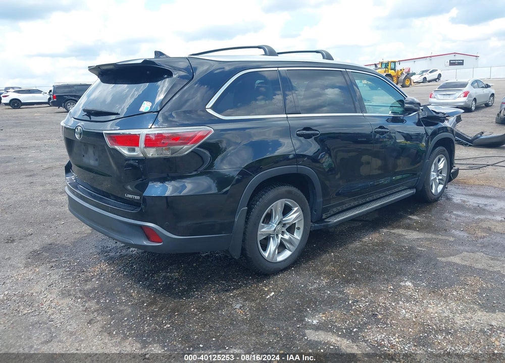 2015 TOYOTA HIGHLANDER LIMITED V6 VIN: 5TDYKRFH7FS049717