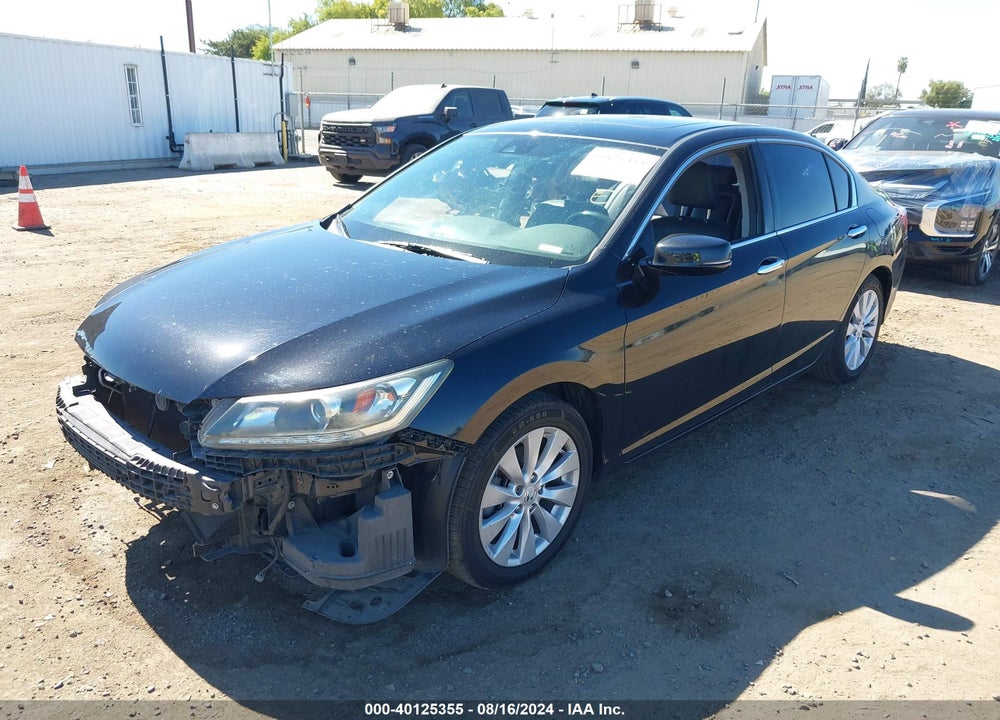 2014 HONDA ACCORD EX-L V-6 VIN: 1HGCR3F84EA023558