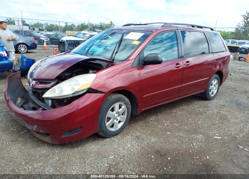2007 TOYOTA SIENNA LE VIN: 5TDZK23C87S058531