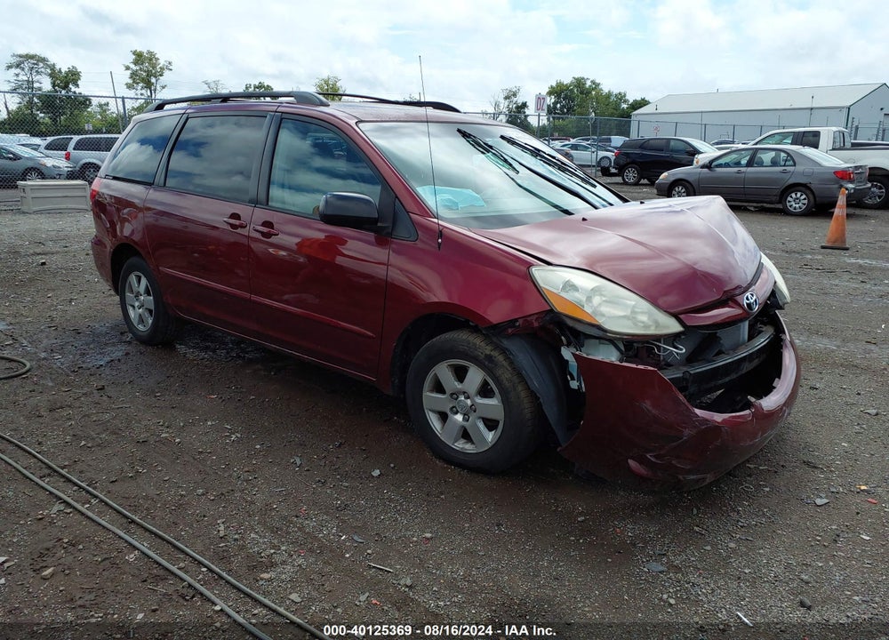 2007 TOYOTA SIENNA LE VIN: 5TDZK23C87S058531