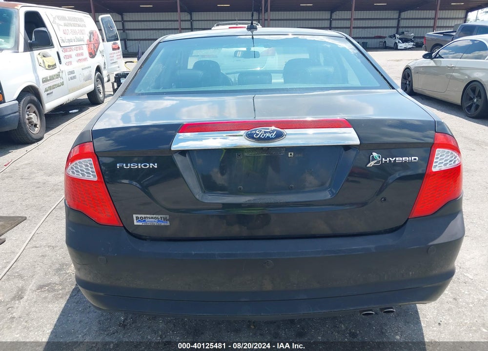 2010 FORD FUSION HYBRID VIN: 3FADP0L36AR296328