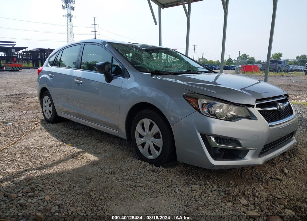 2016 SUBARU IMPREZA 2.0I VIN: JF1GPAA6XG8200226