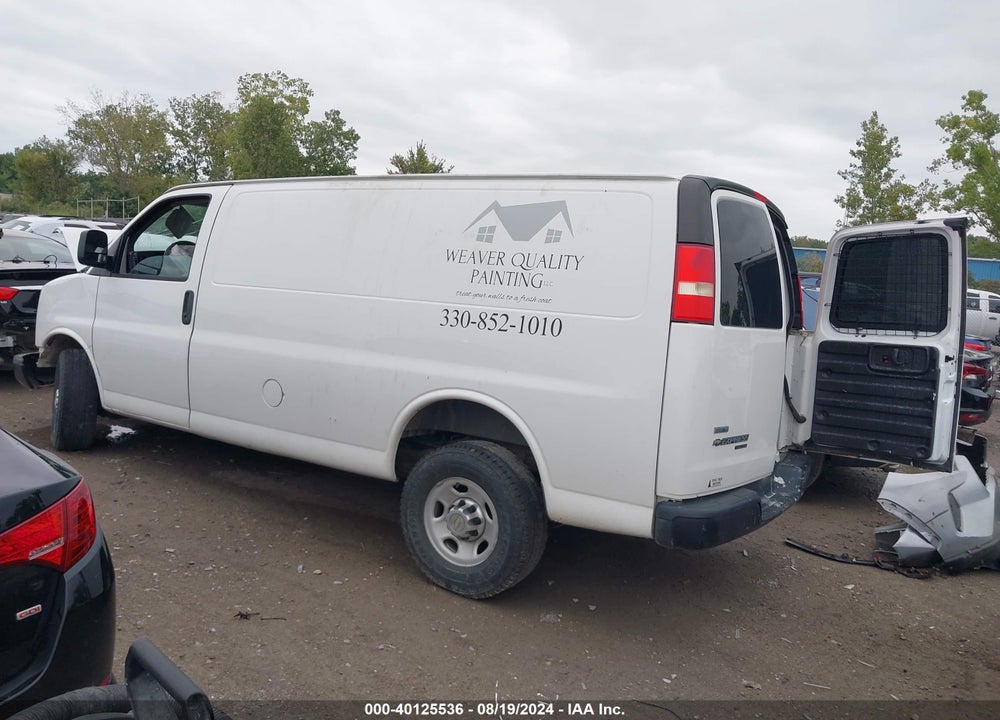 2012 CHEVROLET EXPRESS 2500 WORK VAN VIN: 1GCWGFCA7C1123418
