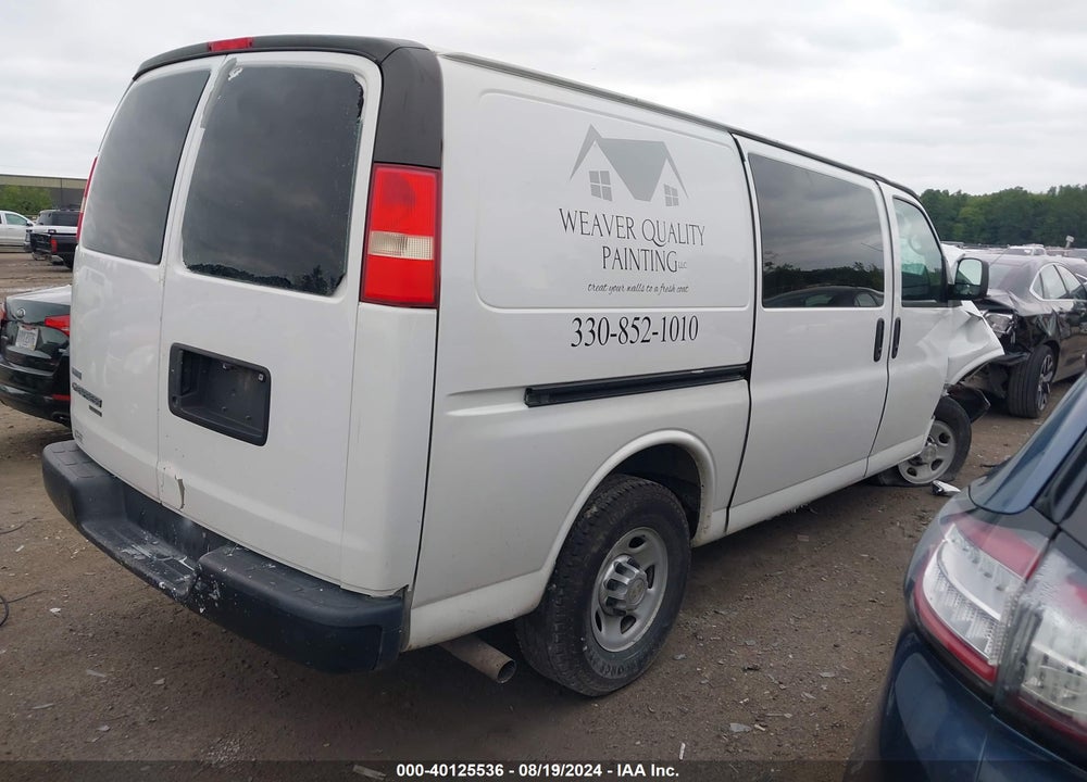 2012 CHEVROLET EXPRESS 2500 WORK VAN VIN: 1GCWGFCA7C1123418