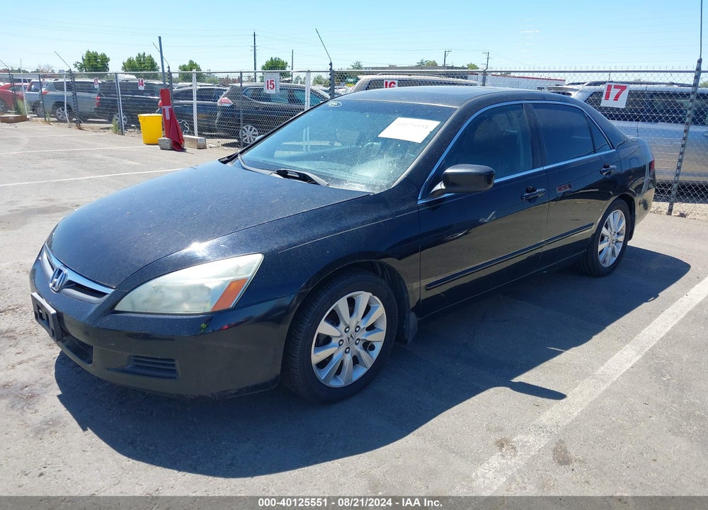 2007 HONDA ACCORD 3.0 EX VIN: 1HGCM66527A023163
