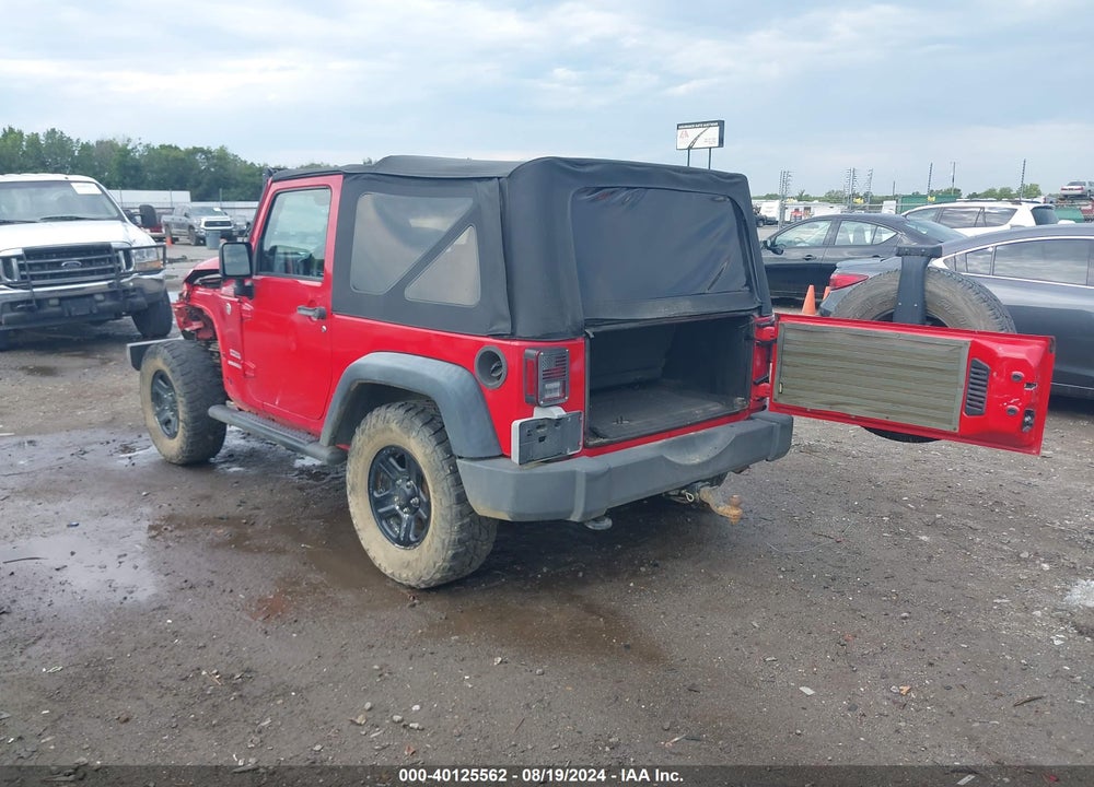 2010 JEEP WRANGLER SPORT VIN: 1J4AA2D11AL199098