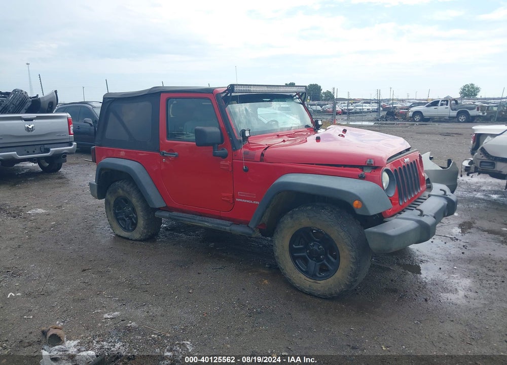 2010 JEEP WRANGLER SPORT VIN: 1J4AA2D11AL199098