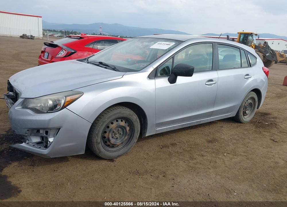 2015 SUBARU IMPREZA 2.0I VIN: JF1GPAA64F9216334