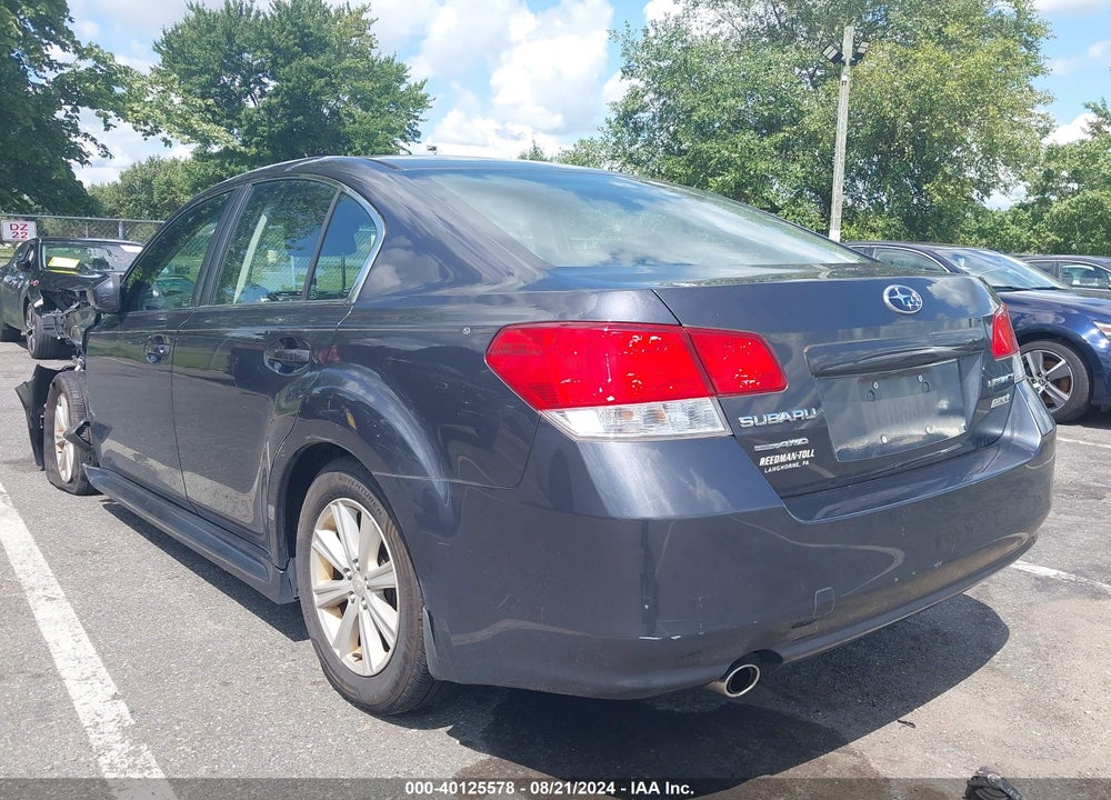 2012 SUBARU LEGACY 2.5I PREMIUM VIN: 4S3BMBC69C3032473