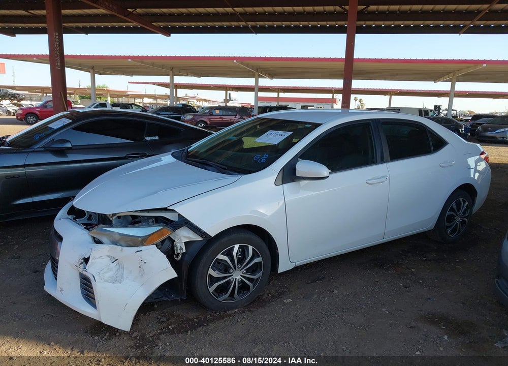 2016 TOYOTA COROLLA LE VIN: 2T1BURHE2GC535753