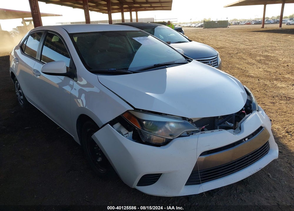 2016 TOYOTA COROLLA LE VIN: 2T1BURHE2GC535753