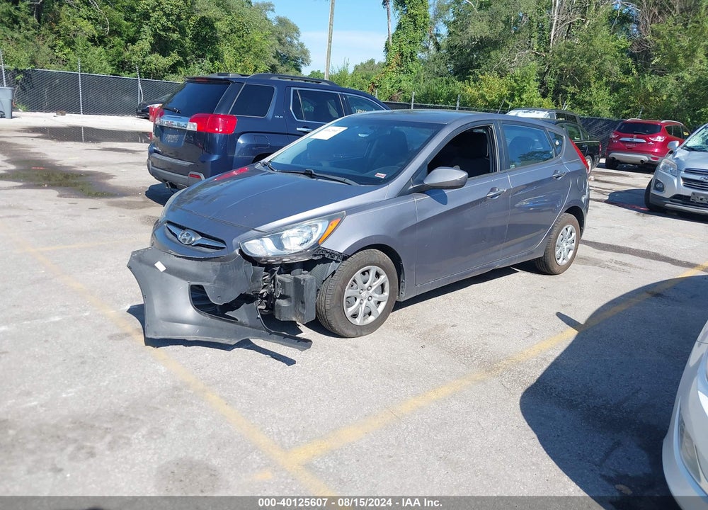 2013 HYUNDAI ACCENT GS VIN: KMHCT5AE1DU138362