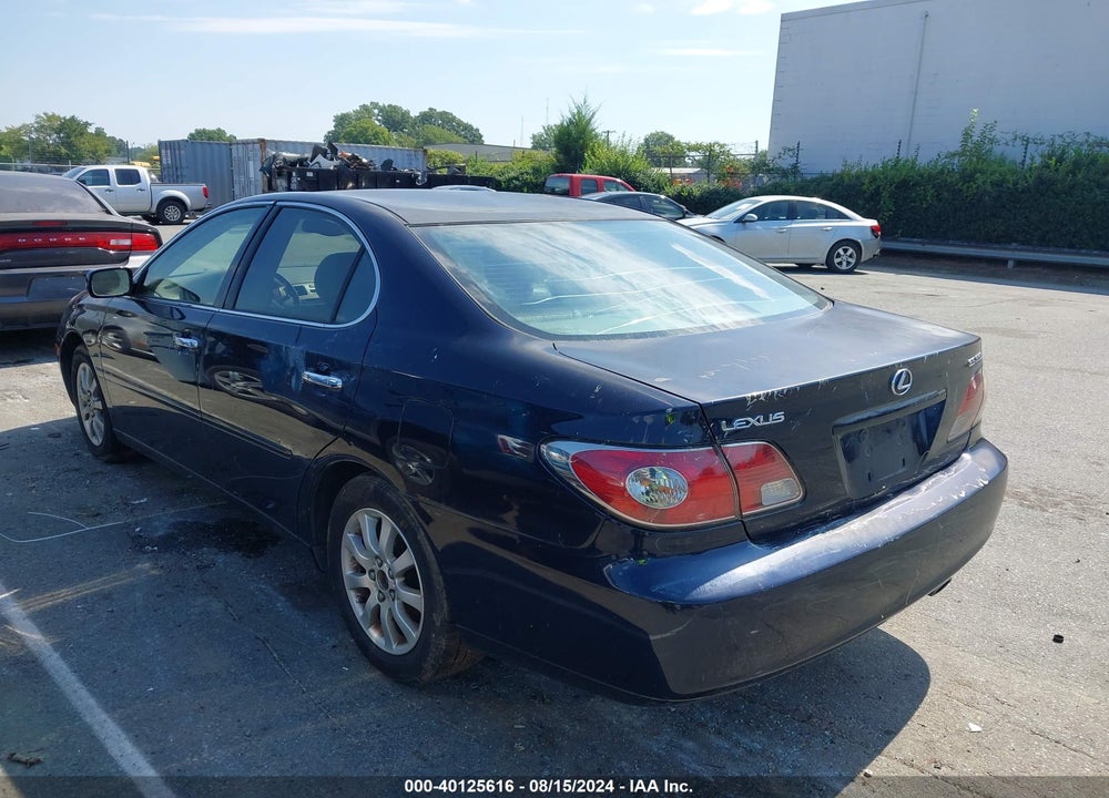 2004 LEXUS ES 330 VIN: JTHBA30G140006897