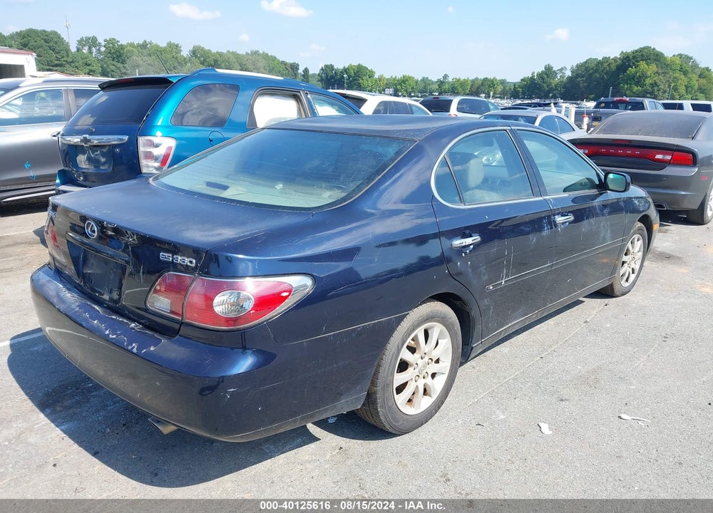2004 LEXUS ES 330 VIN: JTHBA30G140006897