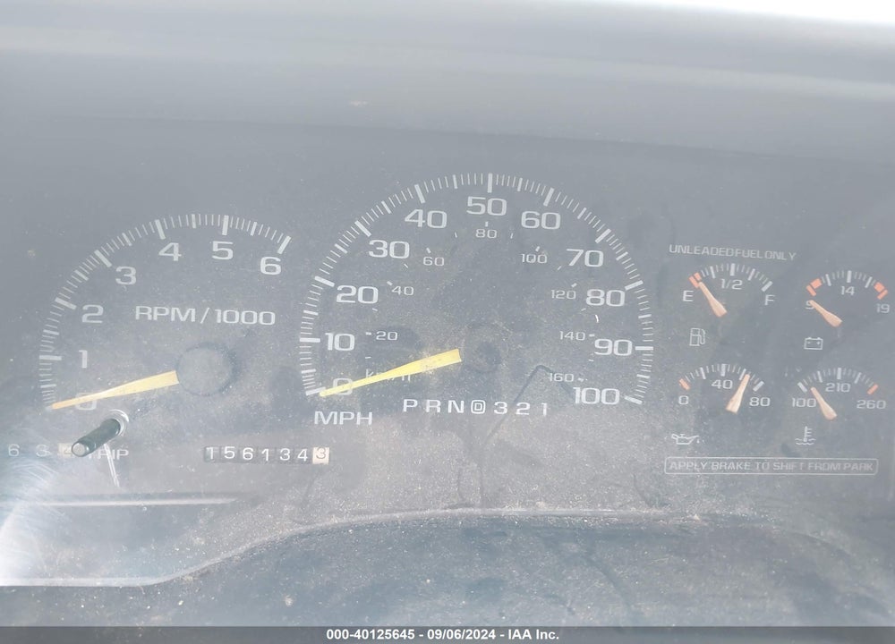 1997 CHEVROLET TAHOE LS VIN: 1GNEK13R0VJ350057