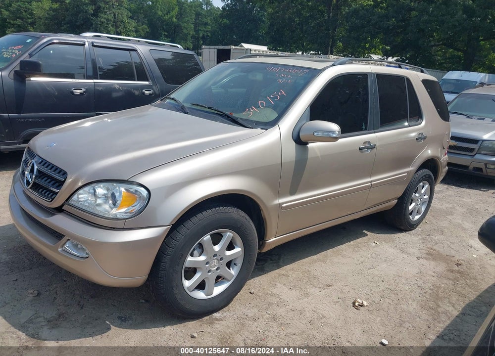 2005 MERCEDES-BENZ ML 500 4MATIC VIN: 4JGAB75E65A540154