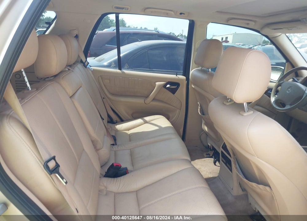 2005 MERCEDES-BENZ ML 500 4MATIC VIN: 4JGAB75E65A540154