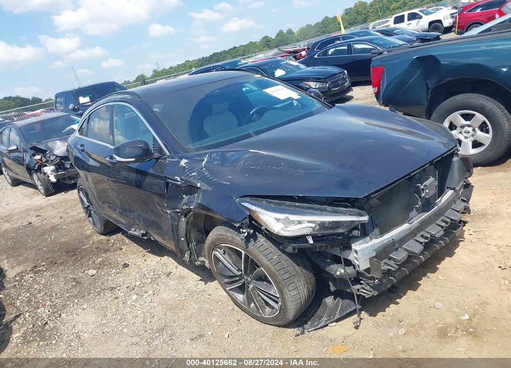 2022 INFINITI QX55 ESSENTIAL AWD VIN: 3PCAJ5K3XNF100640