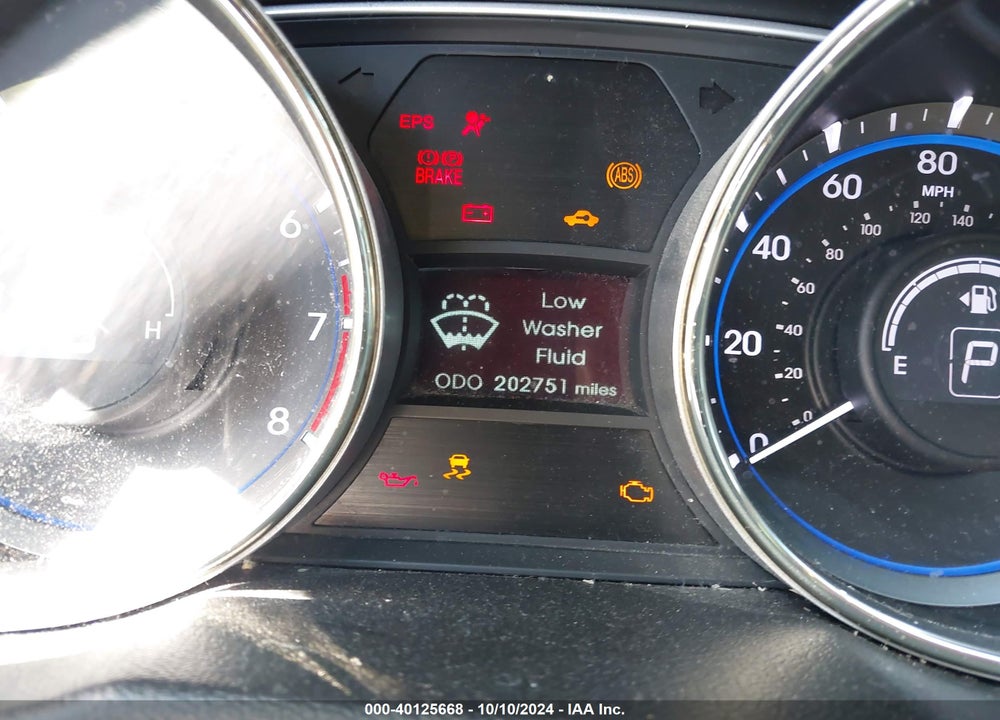 2013 HYUNDAI SONATA SE VIN: 5NPEC4AC8DH531646