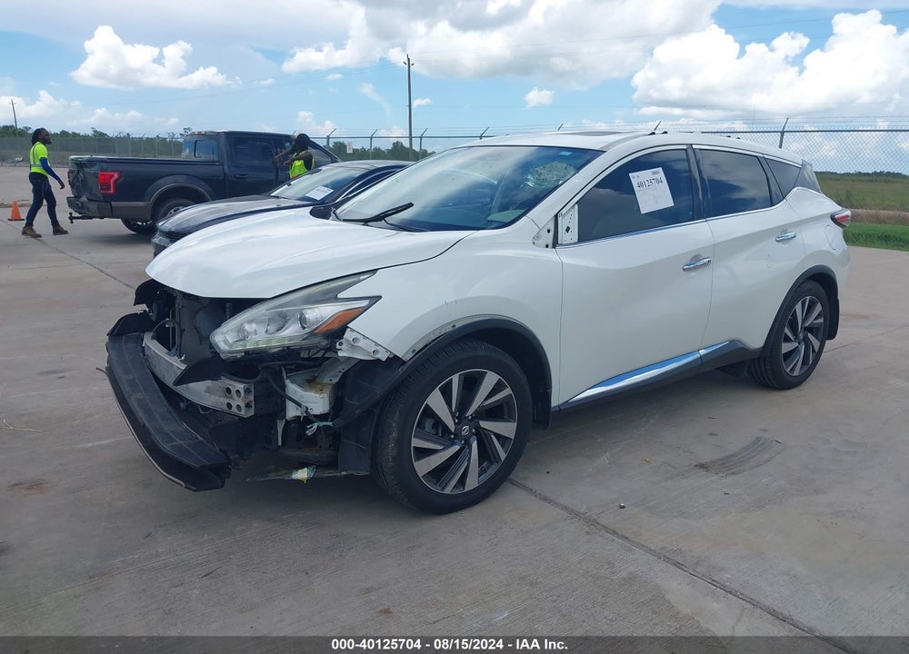 2018 NISSAN MURANO PLATINUM VIN: 5N1AZ2MG5JN101077