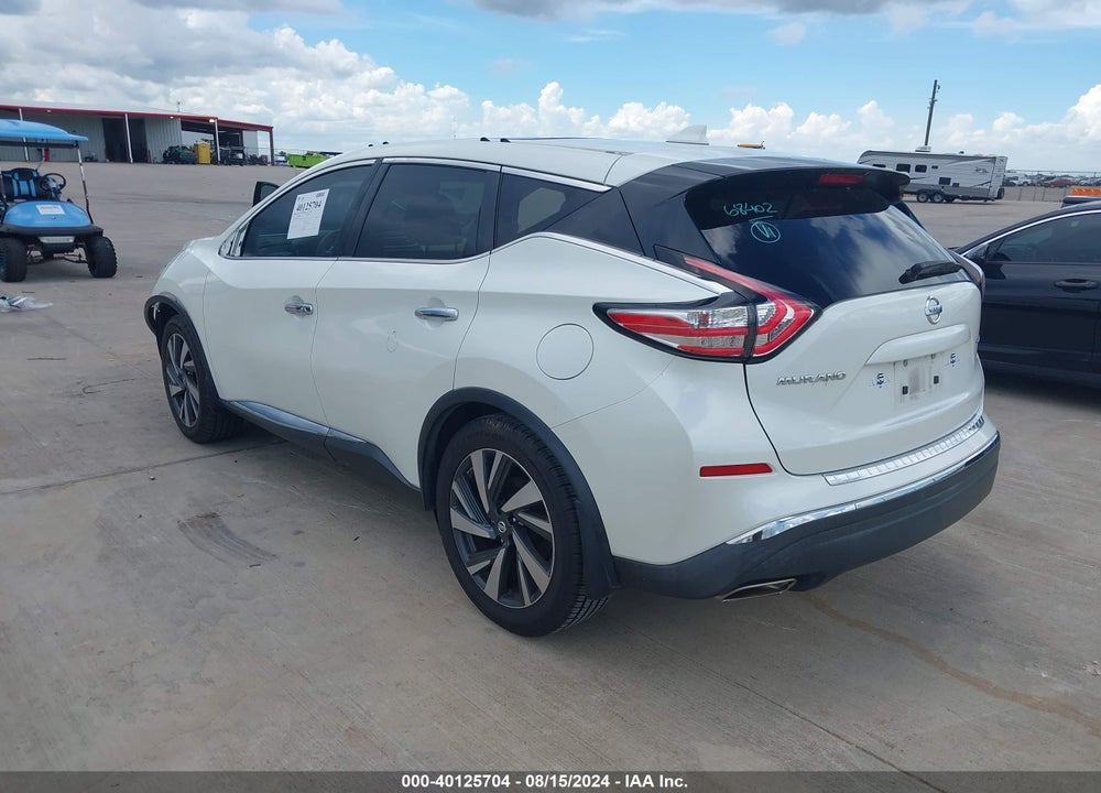2018 NISSAN MURANO PLATINUM VIN: 5N1AZ2MG5JN101077