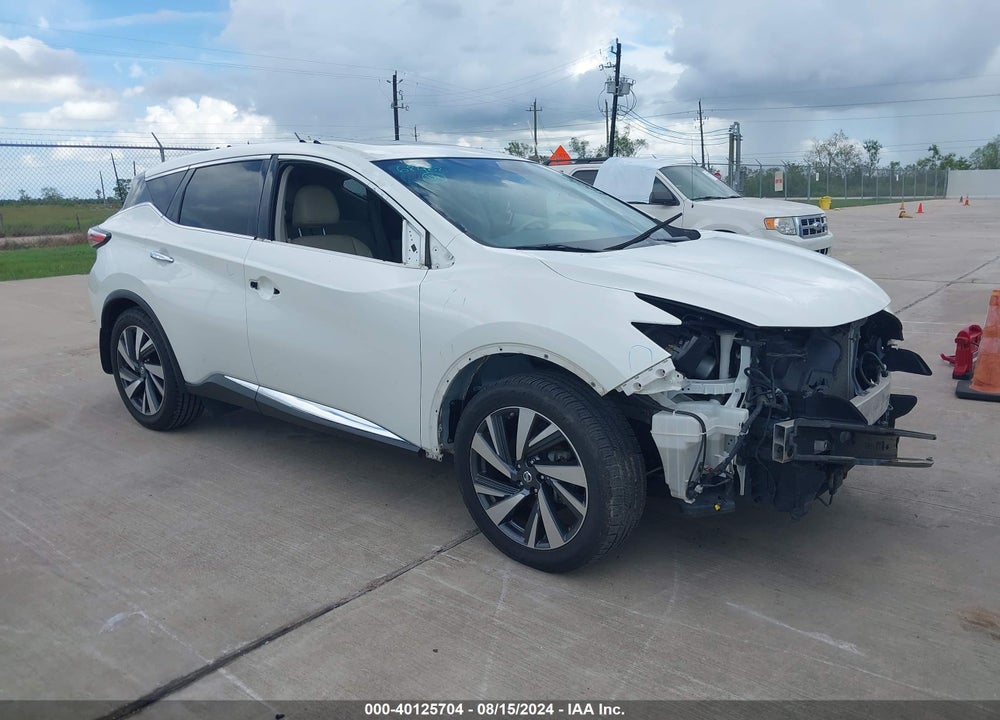 2018 NISSAN MURANO PLATINUM VIN: 5N1AZ2MG5JN101077