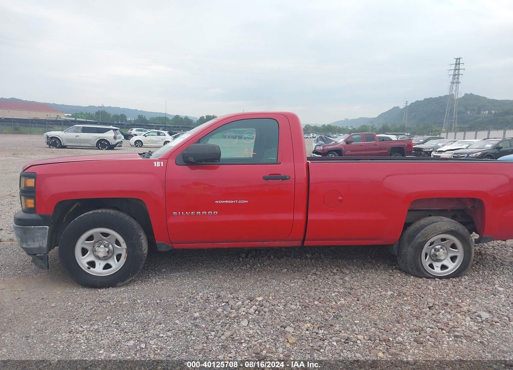 2014 CHEVROLET SILVERADO 1500 WORK TRUCK 1WT VIN: 1GCNCPEH9EZ202102