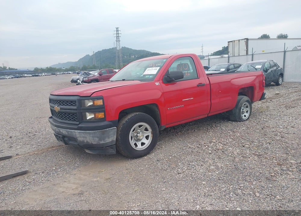 2014 CHEVROLET SILVERADO 1500 WORK TRUCK 1WT VIN: 1GCNCPEH9EZ202102