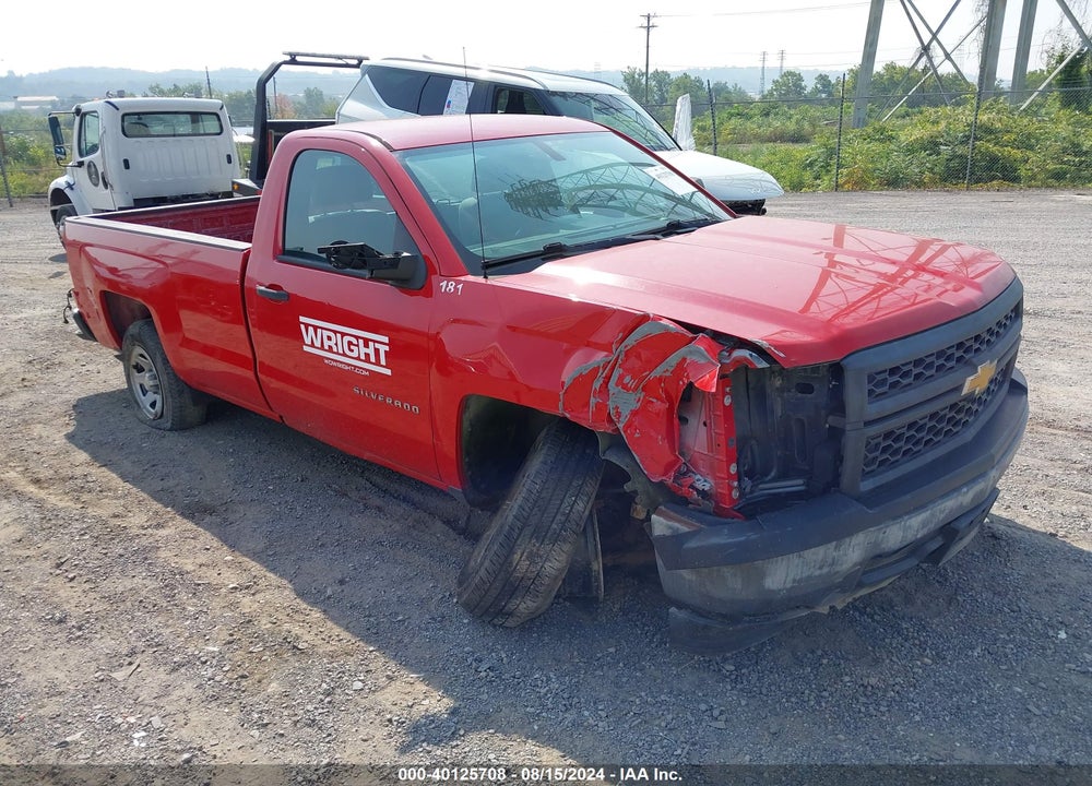 2014 CHEVROLET SILVERADO 1500 WORK TRUCK 1WT VIN: 1GCNCPEH9EZ202102