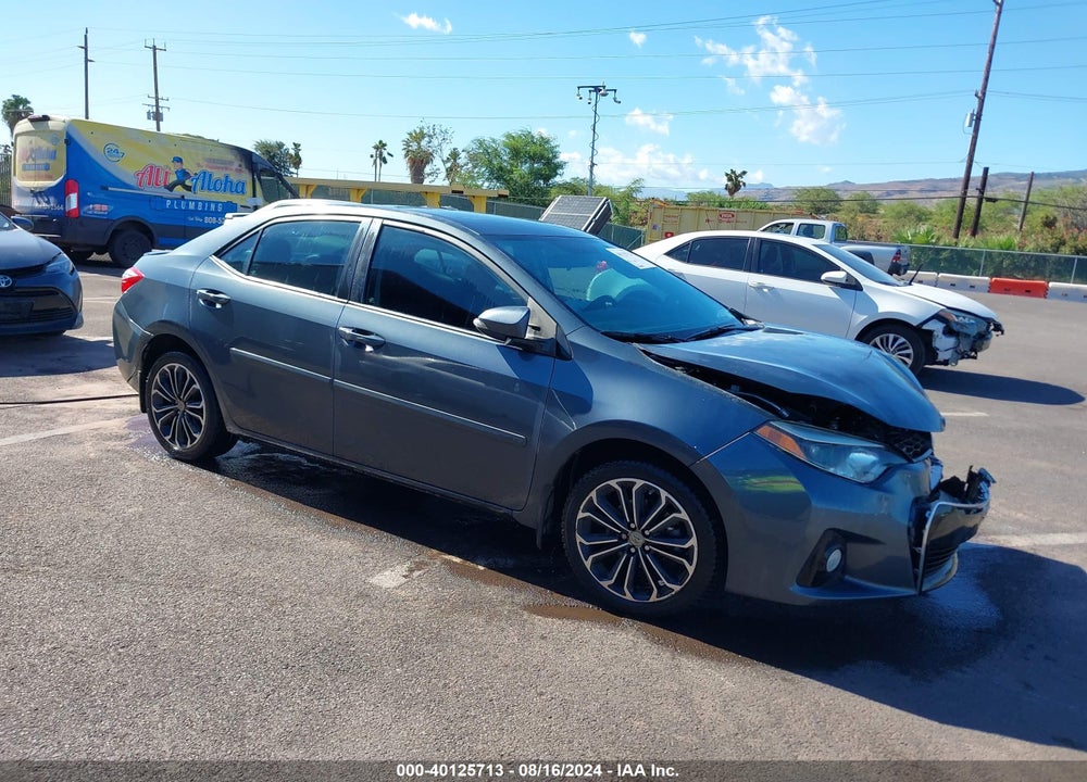 2015 TOYOTA COROLLA S/S PLUS/S PREMIUM VIN: 5YFBURHE0FP357534